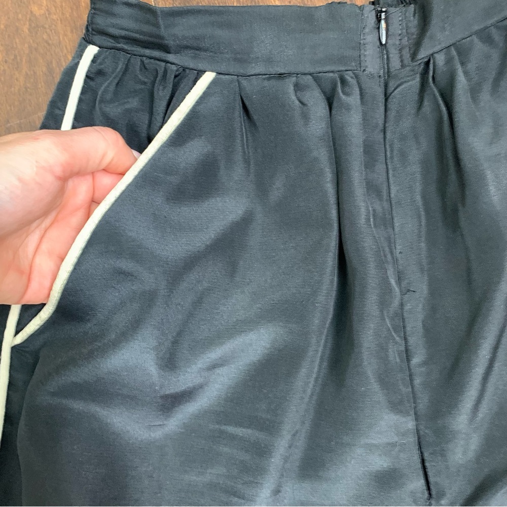 Vintage Wallis Black Slouchy Silky Joggers G320 - Picture 5 of 10
